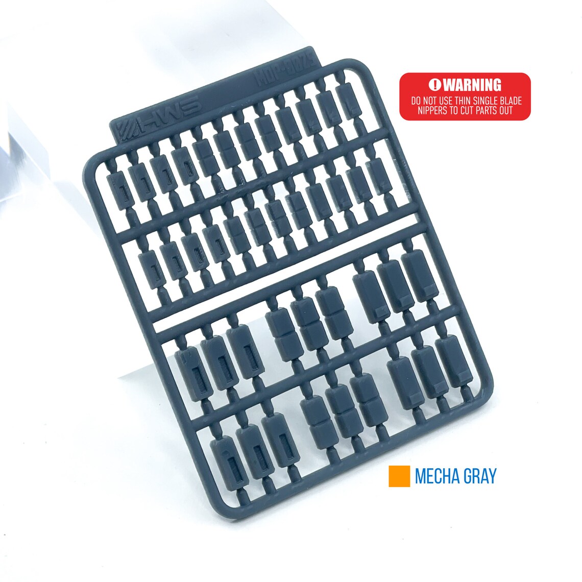 HWS - Mecha Detail Parts 002S (Rectangular Armour Plates I - SMALL)