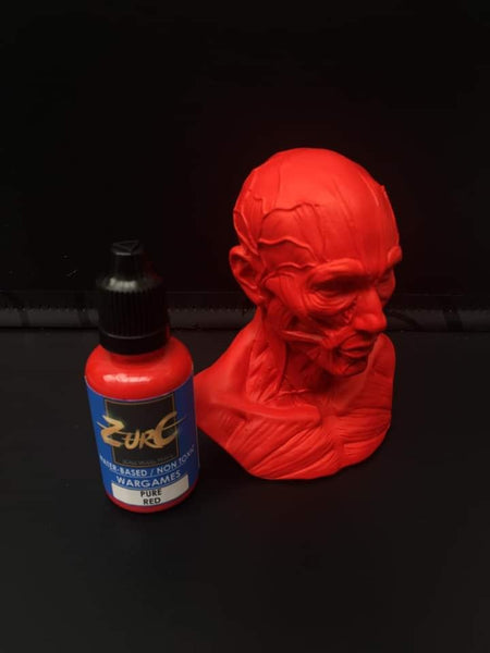 Zurc Paints - Pure Red (Water-based) 30ml