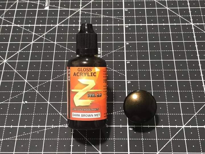 Zurc Paints - 3K Dark Brown Metallic 50ml (3K13)