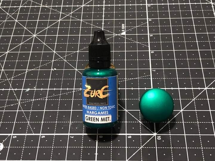 Zurc Paints - Green Metallic (Water-based) 30ml