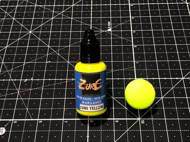 Zurc Paints - Lumi Yellow (Water-based) 30ml