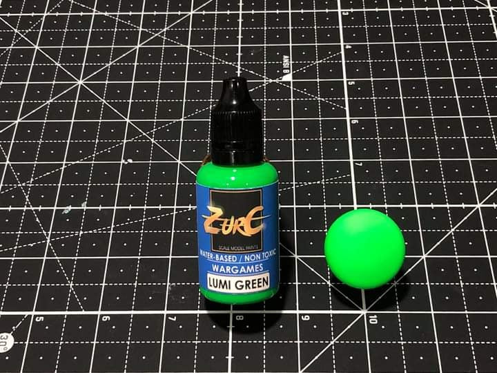 Zurc Paints - Lumi Green (Water-based) 30ml
