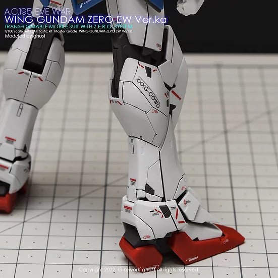 G-Rework - MG Wing Zero EW Ver. Ka Waterslide Decals (V 2.0)