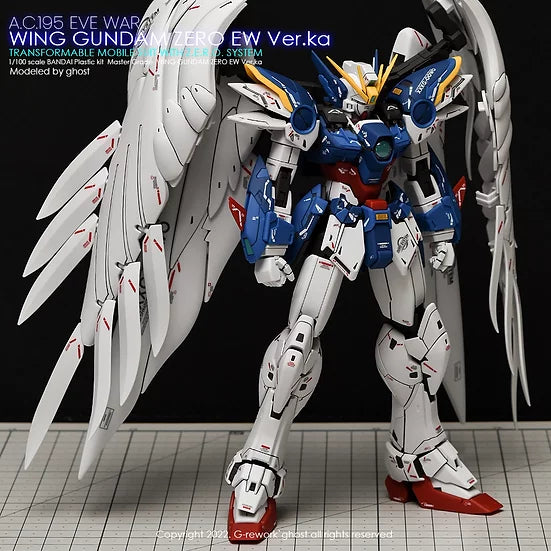 G-Rework - MG Wing Zero EW Ver. Ka Waterslide Decals (V 2.0)