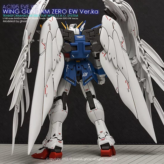 G-Rework - MG Wing Zero EW Ver. Ka Waterslide Decals (V 2.0)