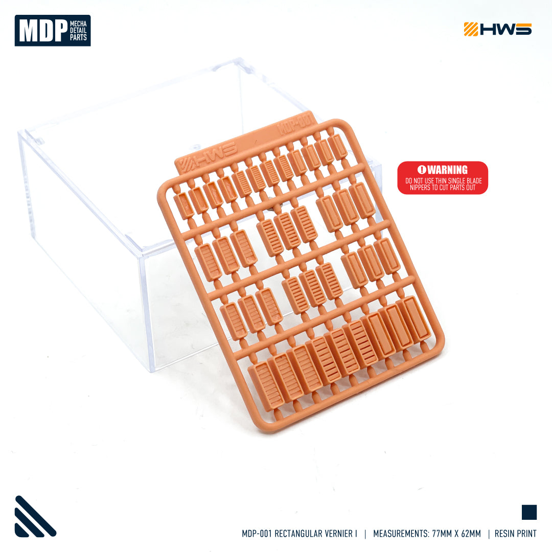 HWS - Mecha Detail Parts 001 (Rectangular Verniers)