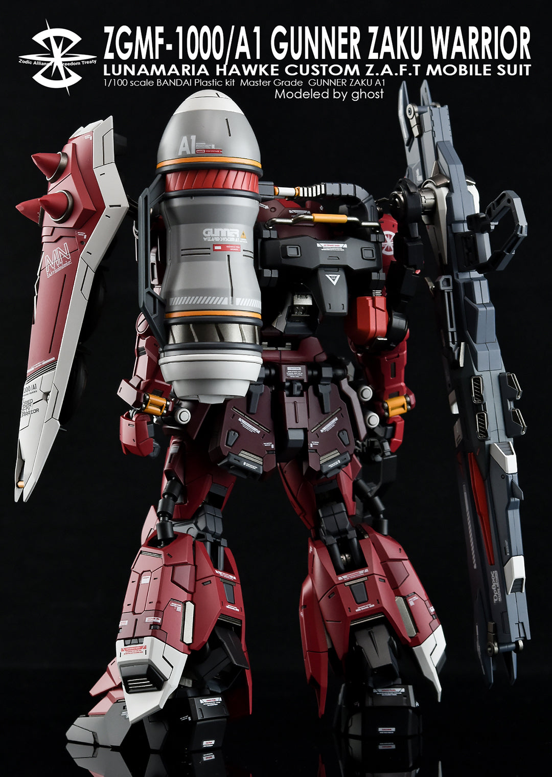 G-Rework - MG Gunner Zaku Warrior Waterslide Decals