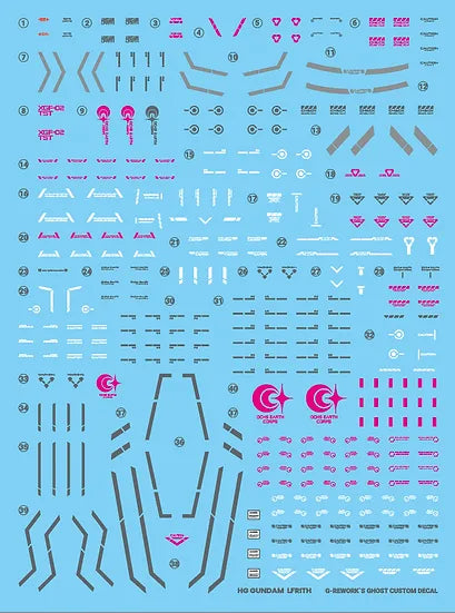 G-Rework - HG Lfrith Waterslide Decals