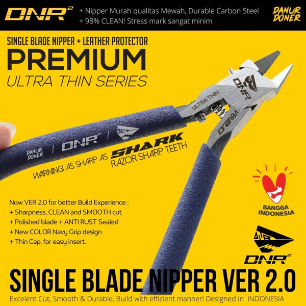 DNR - "Shark" Premium Ultra-Thin Single Blade Nipper (Ver 2.0)