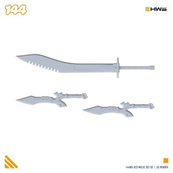 HWS - 1/144 Weapons Set #23 (Melee Set 02, Set of 3 Weapons)
