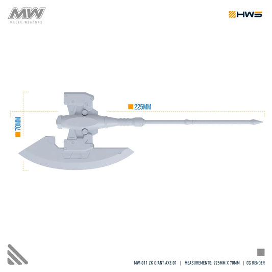 HWS - 1/100 Zaku Giant Axe