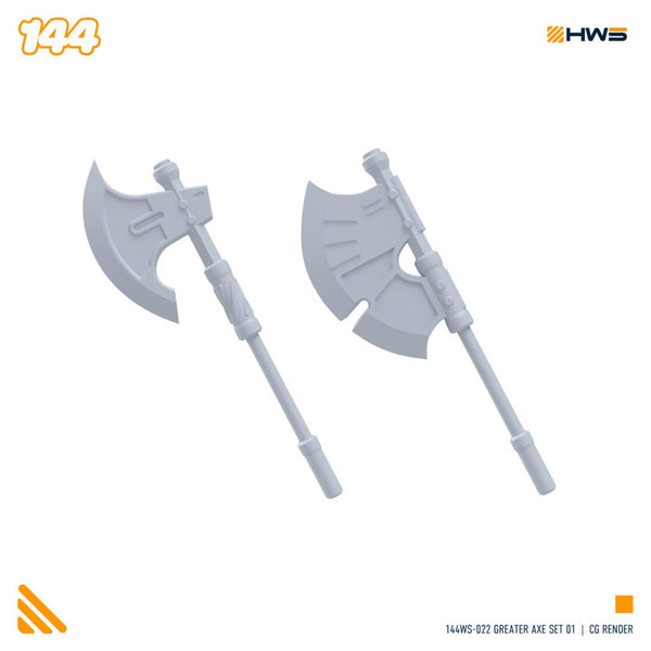 HWS - 1/144 Weapons Set #22 (Greater Axe Set 01, Set of 2)