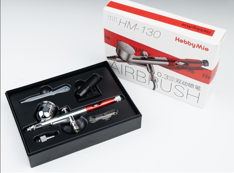 Hobby Mio - HM-130 Beginner's Airbrush (0.3mm) 2.0