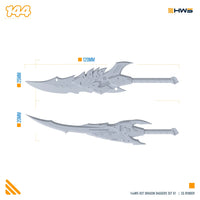 HWS - 1/144 Weapons Set #37 Dragon Daggers Set 01 (Set of 2 Weapons)