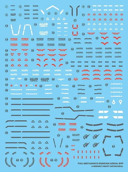 G-Rework - FM 1/100 Aerial Waterslide Decals