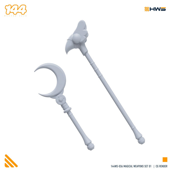 HWS - 1/144 Weapons Set #36 Magical Weapons Set 01 (Set of 2 Weapons)