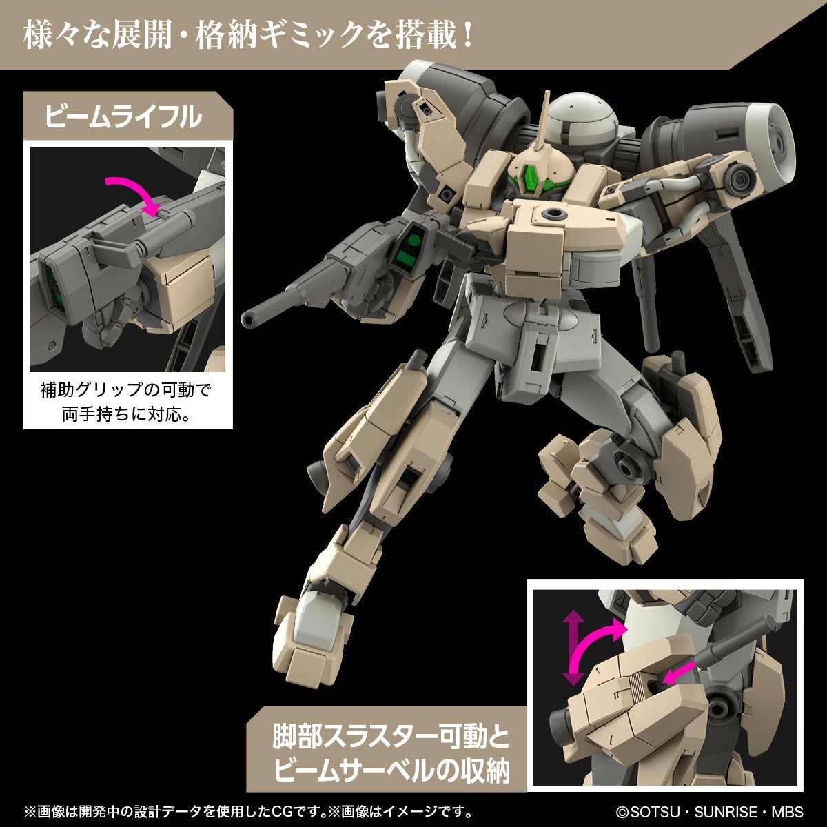 Gundam - HG Demi Barding