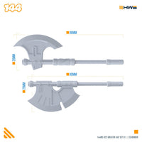 HWS - 1/144 Weapons Set #22 (Greater Axe Set 01, Set of 2 Weapons)