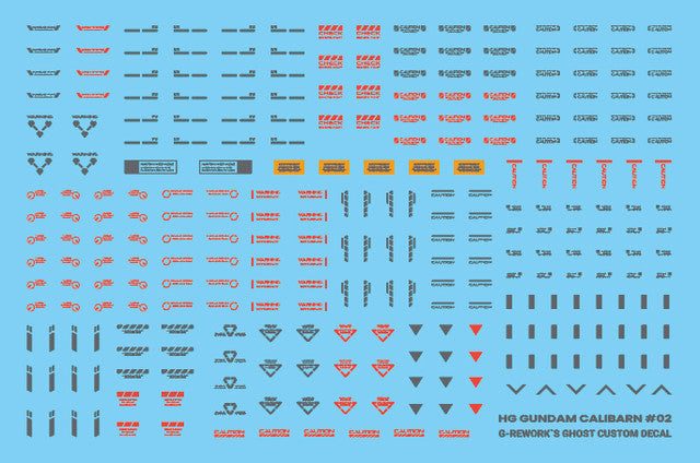 G-Rework - HG Calibarn Waterslide Decals