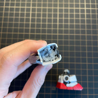 Spare Parts - 1/100 RX-78F00 BUILT RIGHT LEG SECTION **WITH BROKEN SECTION** (READ DESCRIPTION)