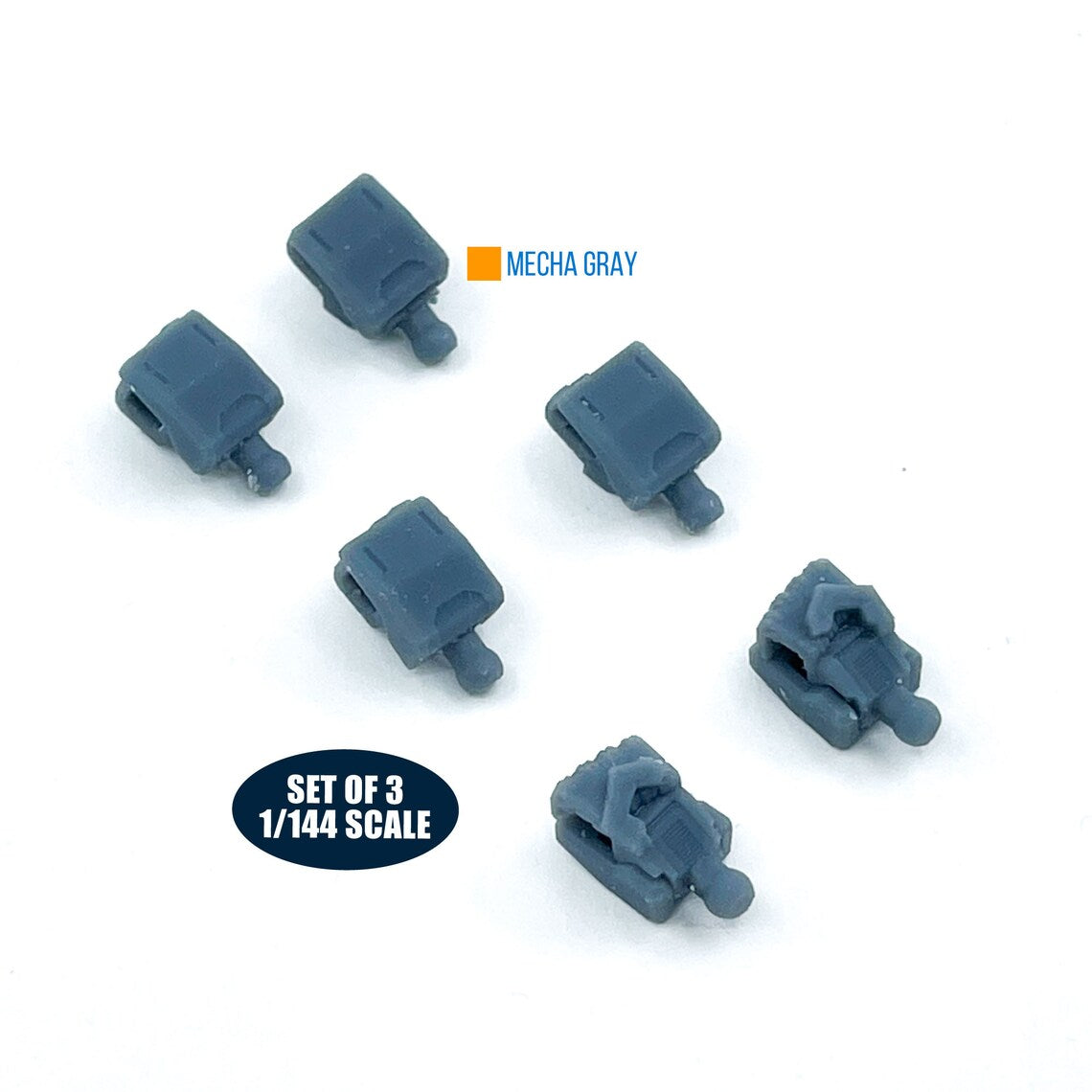 HWS - 1/144 Square Holding Hands (Straight) Set of 3