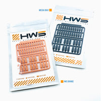 HWS - Mecha Detail Parts 001S (Rectangular Verniers - SMALL)