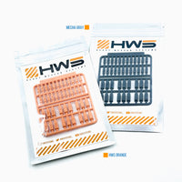 HWS - Mecha Detail Parts 002S (Rectangular Armour Plates I - SMALL)