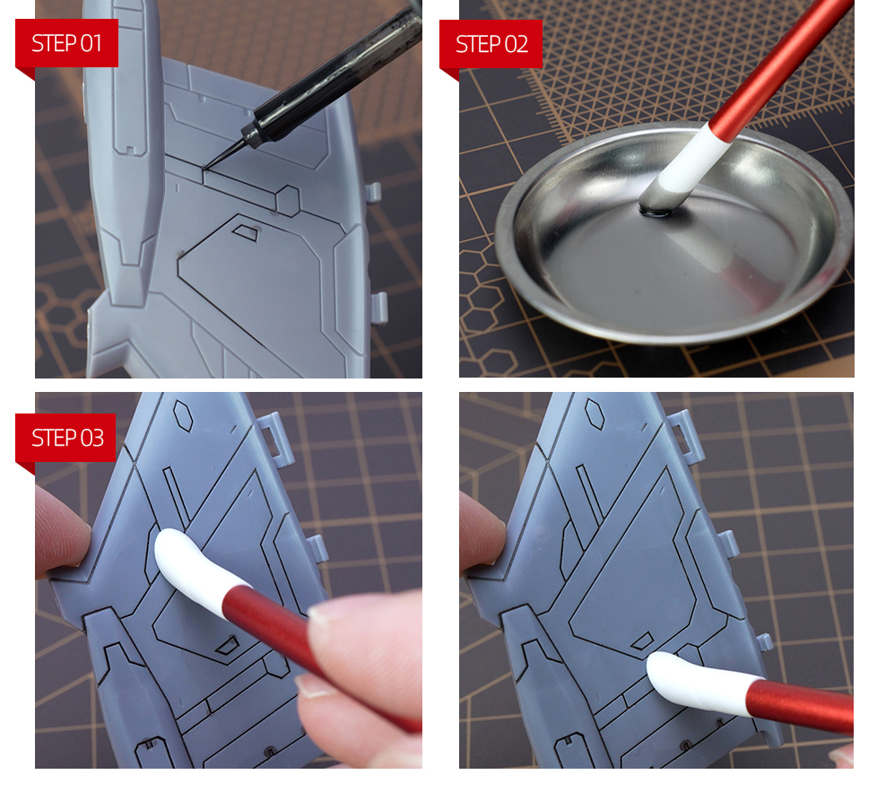 Hobby Mio - Panel Line Metal Eraser Pen