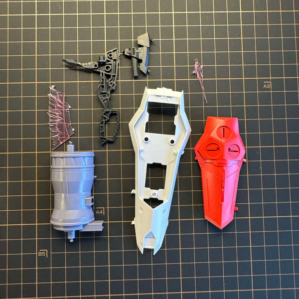 Spare Parts - MG Gunner Zaku Warrior WEAPONS + SHIELD SECTION