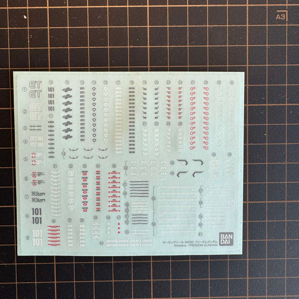 Spare Parts - MGSD Freedom Sticker Sheet