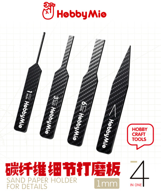 Hobby Mio - Carbon Fibre Sanding Stick Set for Details