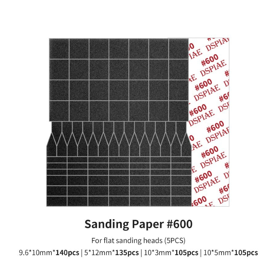 DSPIAE - Sandpaper Refills for ES-A Sander (FLAT HEAD)