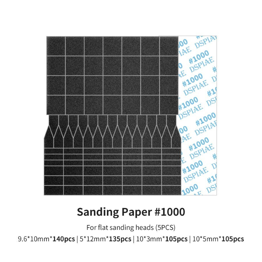 DSPIAE - Sandpaper Refills for ES-A Sander (FLAT HEAD)