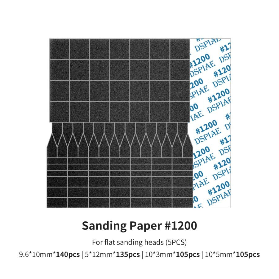 DSPIAE - Sandpaper Refills for ES-A Sander (FLAT HEAD)