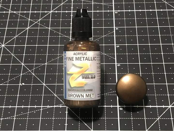 Zurc Paints - 2K Super Fine Brown Metallic 50ml (2KS04)