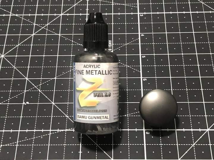 Zurc Paints 2K Super Fine Isamu Gunmetal 50ml (2KS01) Canberra