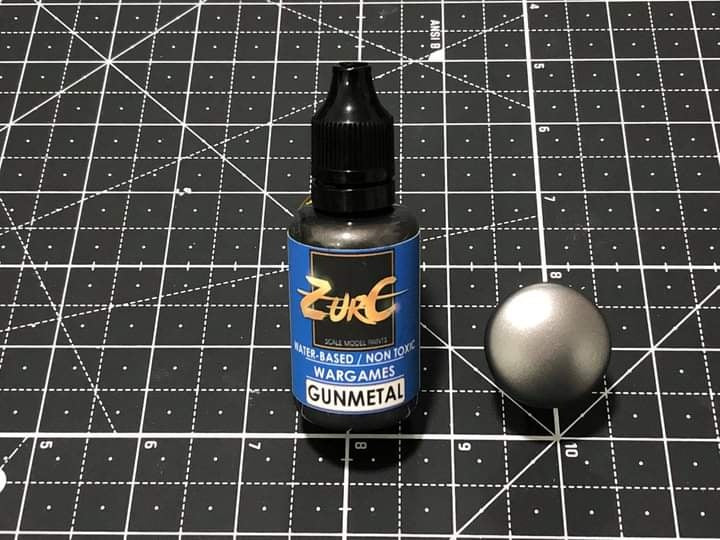 Zurc Paints Gunmetal (Waterbased) 30ml Canberra Hobby Centre
