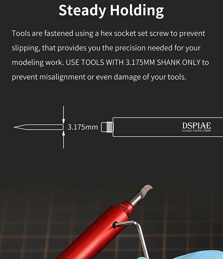 DSPIAE - AT-EH 3.175mm Universal Clamp Handle (LITE VERSION)