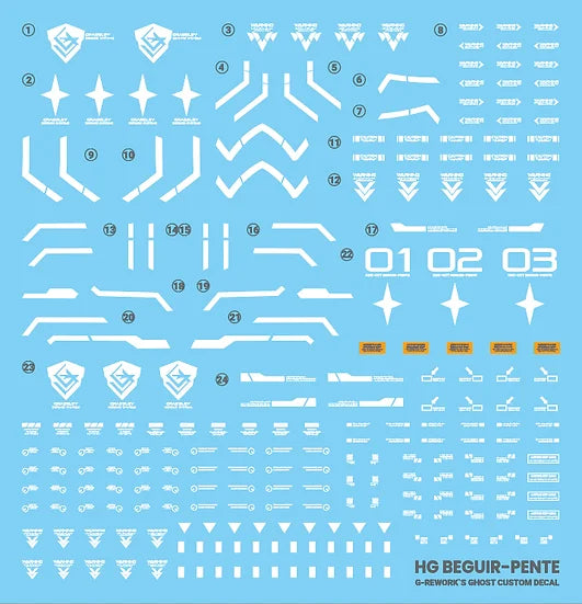 G-Rework - HG Beguir-Pente Waterslide Decals