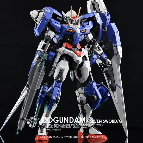 G-Rework - MG 00 GUNDAM [00 SEVEN SWORD] Waterslide Decals