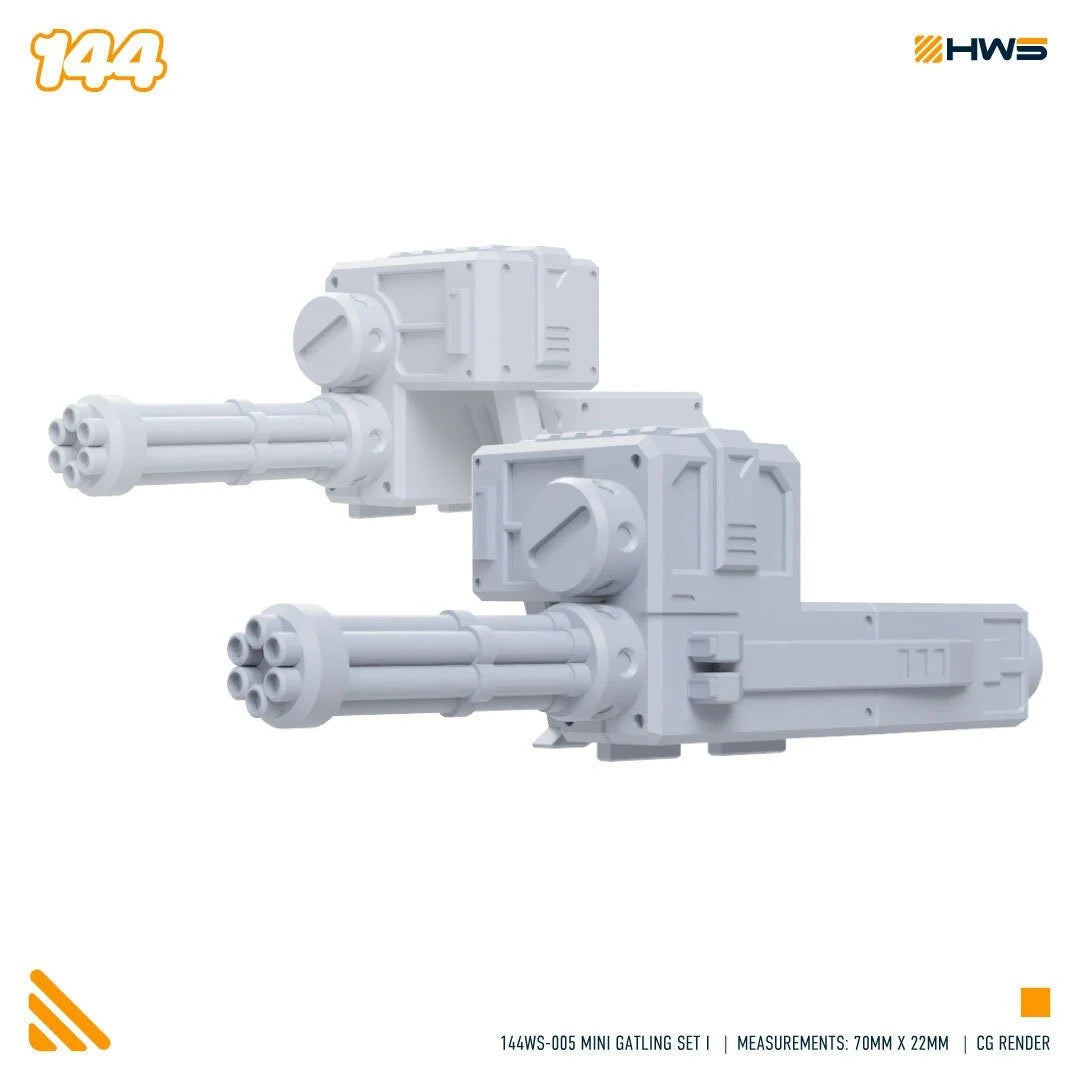 HWS - 1/144 Mini Gatling Gun Set