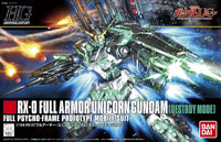 Gundam - HGUC Full Armor Unicorn Gundam (Destroy Mode)