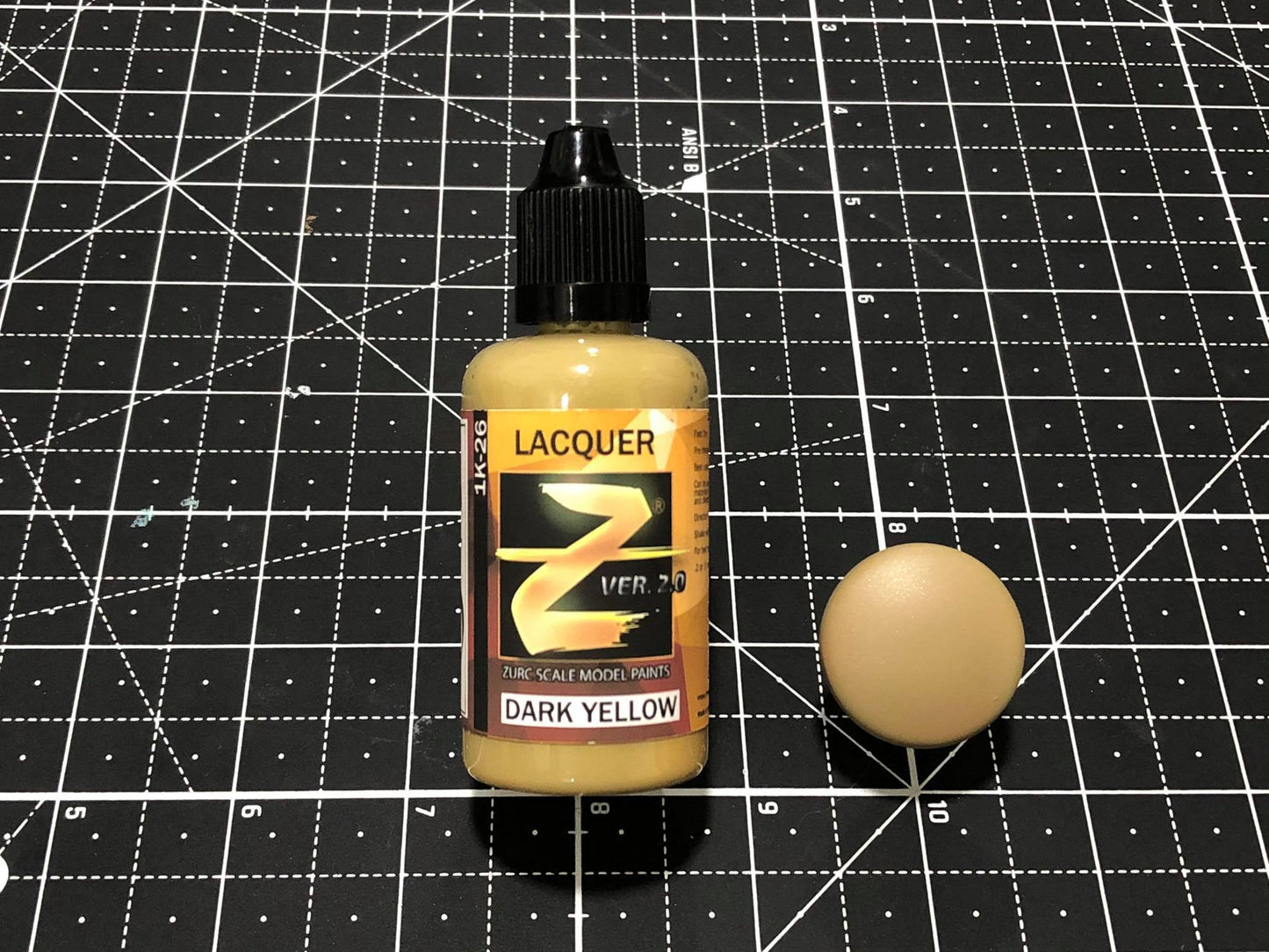 Zurc Paints - 1K Dark Yellow 50ml (1K-26)