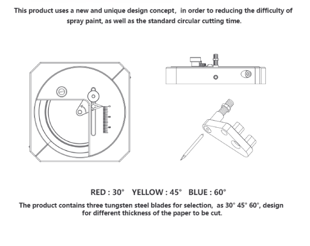 DSPIAE - Stepless Adjustment Circular Cutter