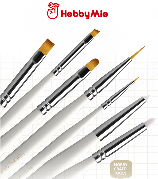 Hobby Mio - Paint Brushes (Various Sizes)