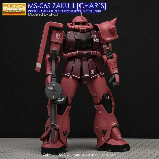 G-Rework - MG Char's Zaku II Waterslide Decals (Ver 2.0)