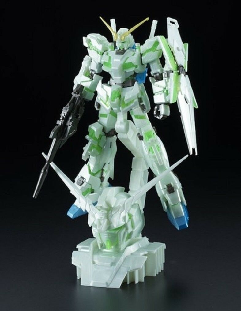 P-BANDAI - HG Unicorn Gundam (Destroy Mode) Head Display Base Final Battle Ver.