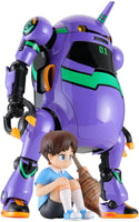 Hasegawa - 1/20 MechatroWeGo Eva Collaboration Series Vol.5 Unit-01 + Shinji Ikari