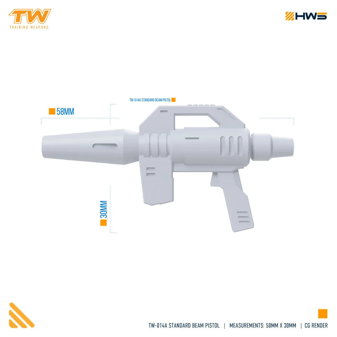 HWS - 1/100 Beam Pistol (Set of 2)