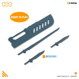 HWS - 1/144 Weapons Set #13 (Melee Set 01, Set of 4 Weapons)